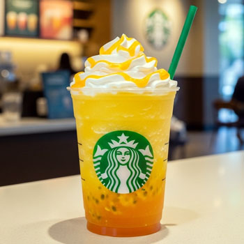 マンゴー パッション ティー フラペチーノ®(ノンカフェイン)