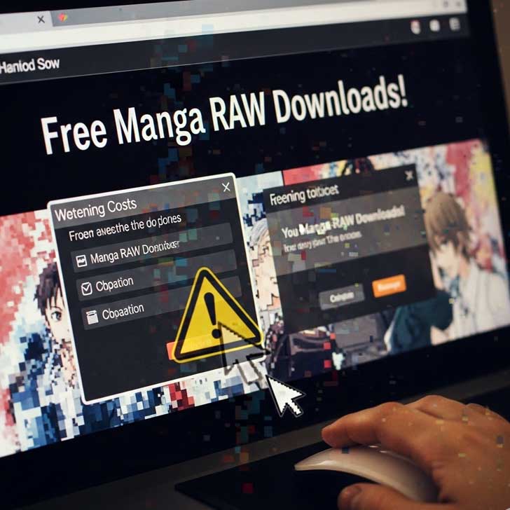 漫画RAWは「タダで読める」以上の代償を払う危険なサイト