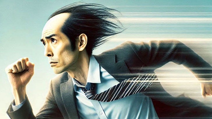 高速で薄毛が進行する私